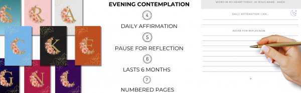 Daily Affirmation & Scripture Monogram Journals - Image 5