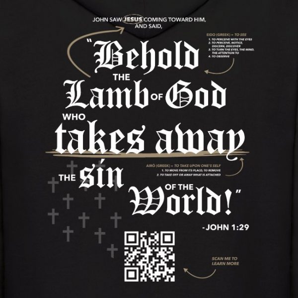 Behold The Lamb Hoodie - Image 4