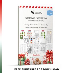 FREE Winter Family Activity Pack - (Printable PDF Download)