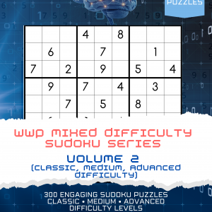 Sudoku Mixed Difficulty Series Vol 2 (Classic, Medium, Advanced)