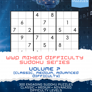 Sudoku Mixed Difficulty Series Vol 7 (Classic, Medium, Advanced)