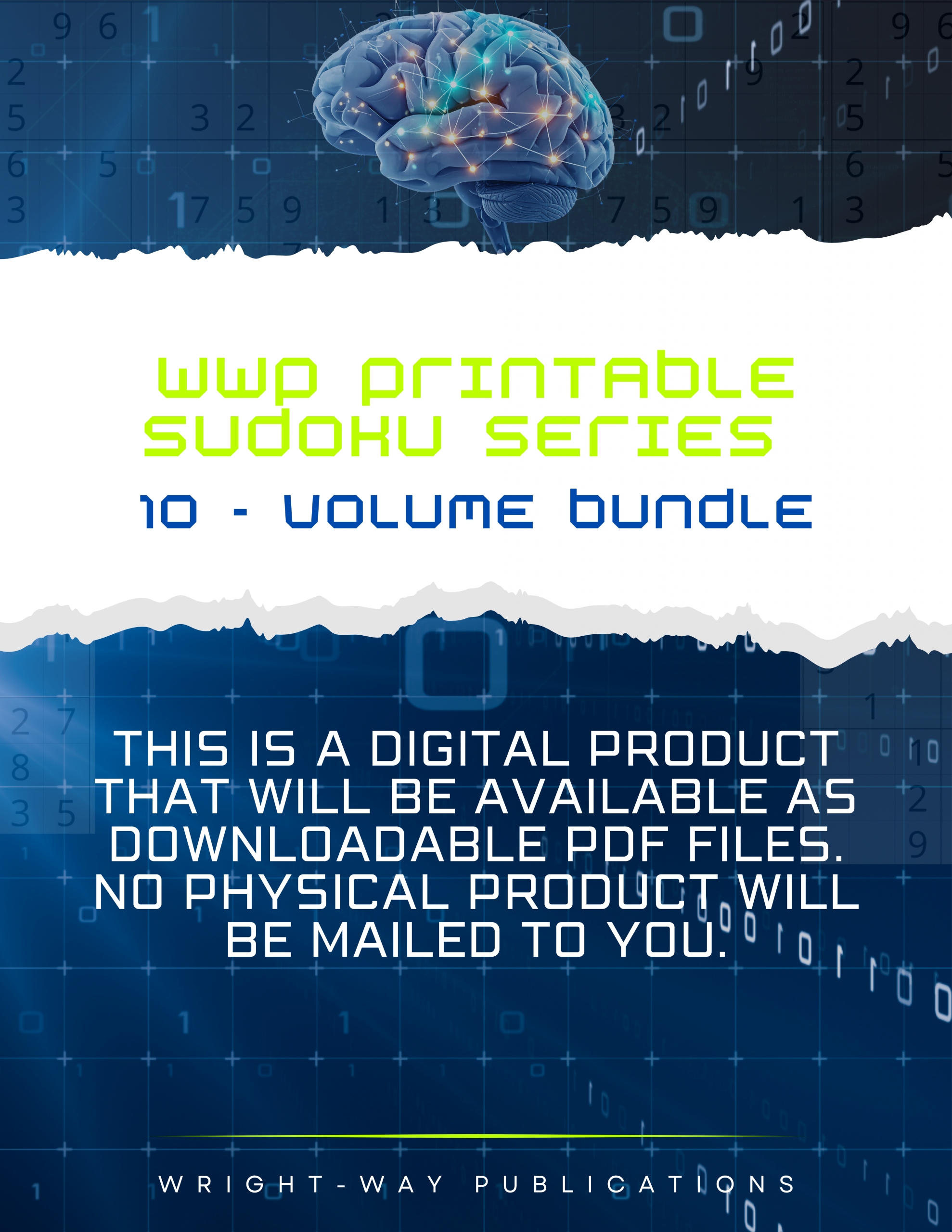 WWP Printable Sudoku Series (Classic) — 10-Volume Bundle - Image 2