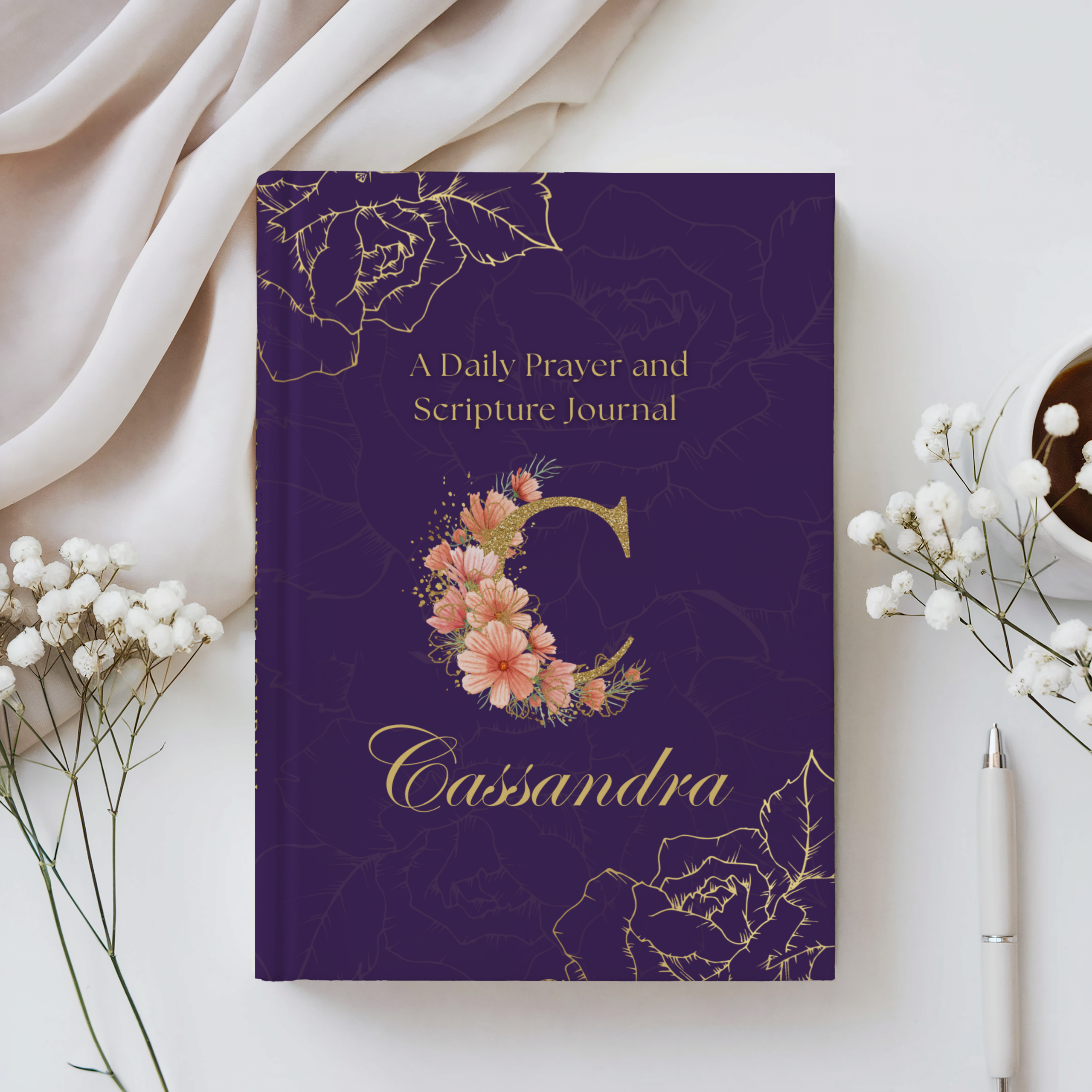 Personalized Daily Prayer, Reflection & Scripture Journal (Hardcover – Custom Interior Edition) - Image 3